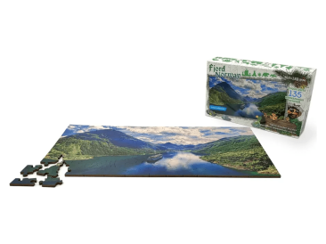 Фигурный деревянный пазл "Travel collection" Фьорды, Норвегия
