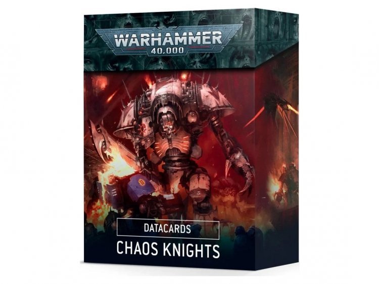 Datacards: Chaos Knights (предзаказ 2022, Warhammer 40k)