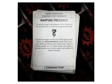 Datacards: Chaos Knights (предзаказ 2022, Warhammer 40k)