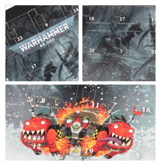 Warhammer 40,000 Pin Advent Calendar (предзаказ 2024, GW Direct)
