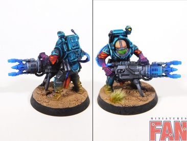 Warhammer 40k Genestealer Cults Neophyte Hybrids x5 (Pro-Painted)