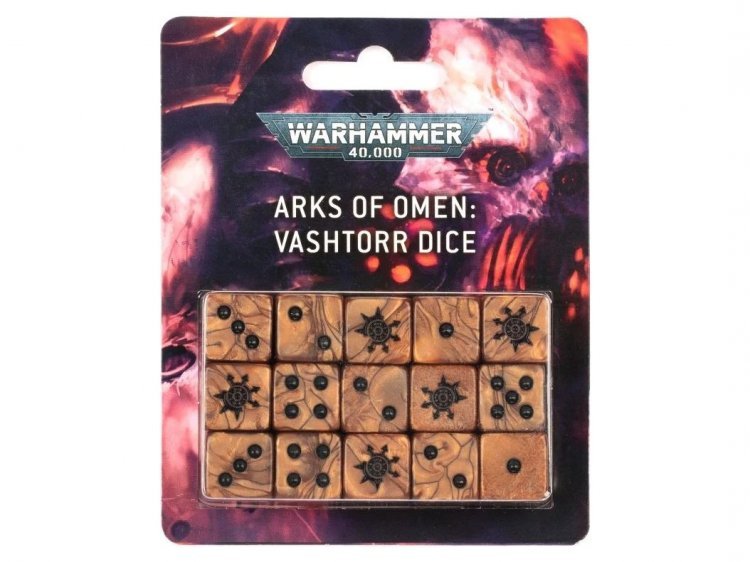 Arks of Omen: Vashtorr Dice Set (предзаказ 2023, Warhammer 40k)