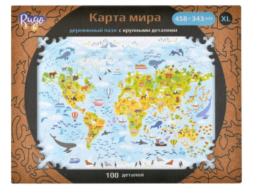 Пазл &quot;Детская карта мира&quot;