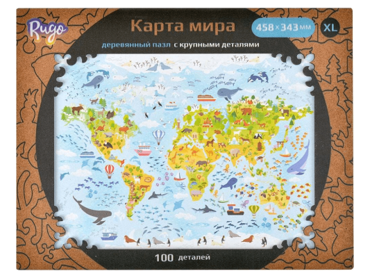 Пазл &quot;Детская карта мира&quot;