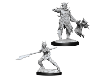 Magic: The Gathering. Miniatures: Coralhelm Commander and Halimar Wavewatch