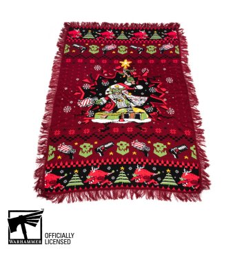 AAA: Da Red Gobbo Knitted Blanket (GW Direct)