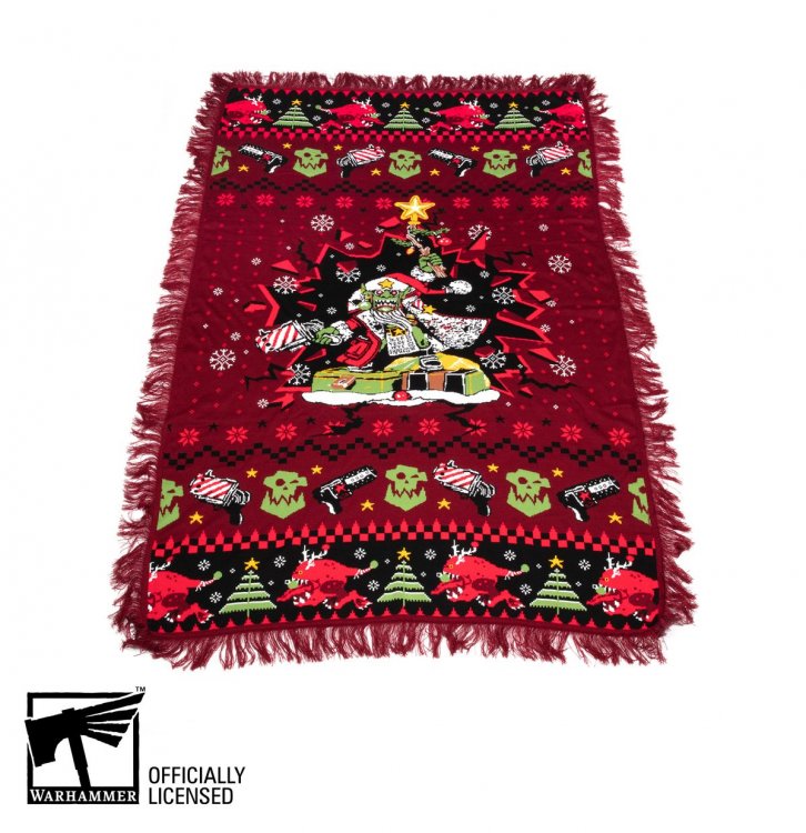 AAA: Da Red Gobbo Knitted Blanket (GW Direct)