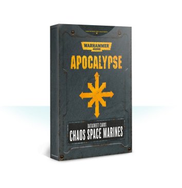 Apocalypse Datasheet Cards: Chaos Space Marines