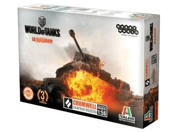 World of Tanks. Сборная модель танка CROMWELL в масштабе 1:56
