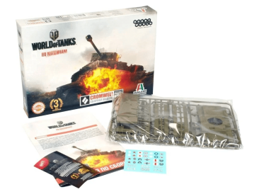 World of Tanks. Сборная модель танка CROMWELL в масштабе 1:56