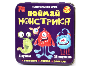 Игра настольная &quot;Поймай монстрика&quot;