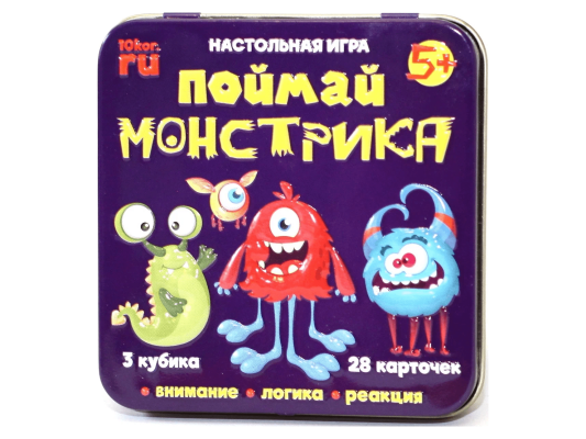 Игра настольная &quot;Поймай монстрика&quot;