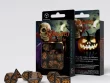 Halloween Pumpkin Black & Orange Dice Set