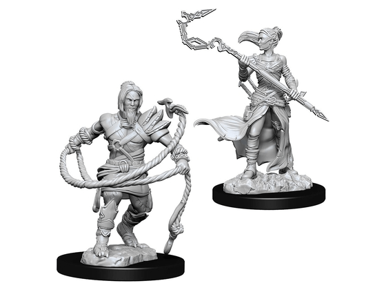 Magic: The Gathering. Miniatures: Stoneforge Mystic and Kor Hookmaster