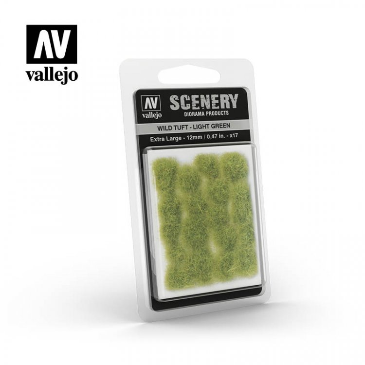  Пучки травы Vallejo Scenery: Wild Tuft Light Green 12мм