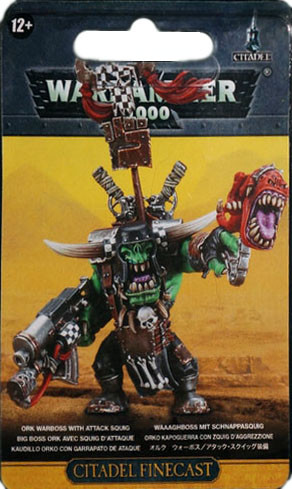 Ork Warboss with Attack Squig