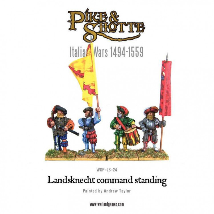 Landsknecht command standing