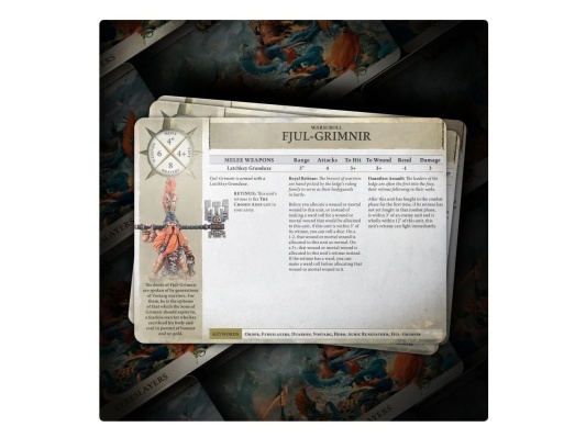 Warscroll Cards: Fyreslayers 2022 (предзаказ, Age of Sigmar)