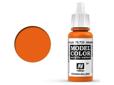 Краска Vallejo Model Color: Orange Fluo 70.733