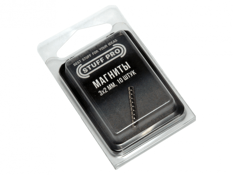 Магниты STUFF-PRO для миниатюр (10 штук, 3х2 мм)