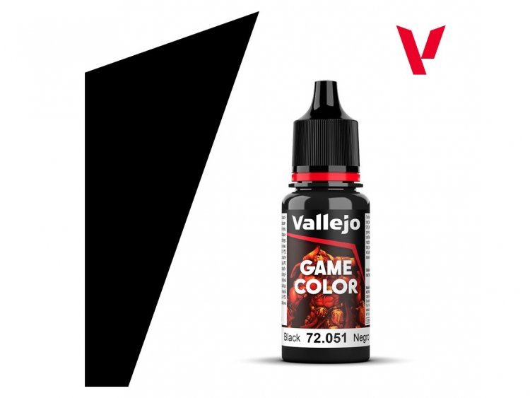 Краска Vallejo Game Color: Black 72.051