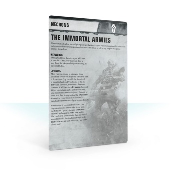 Apocalypse Datasheet Cards: Necrons