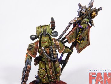 Warhammer 40000 Death Guard Plague Marine Icon Bearer (Pro-Painted)
