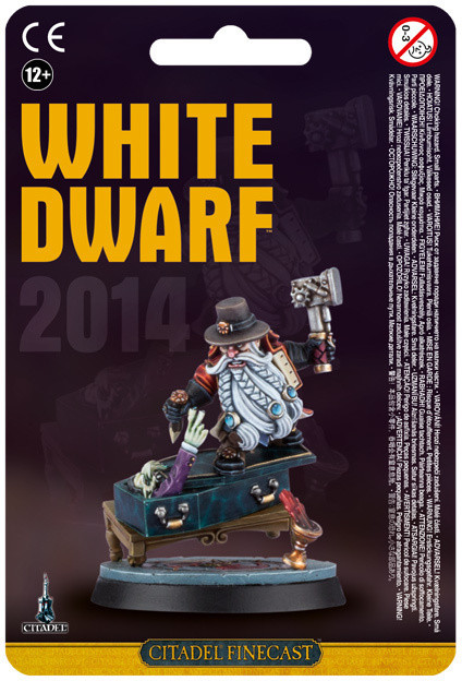 Warhammer White Dwarf 2014 Vampire Hunter miniature (Limited, Rare, OOP)