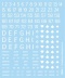 French Decal Set, 4 Sheets, 2 Different Types