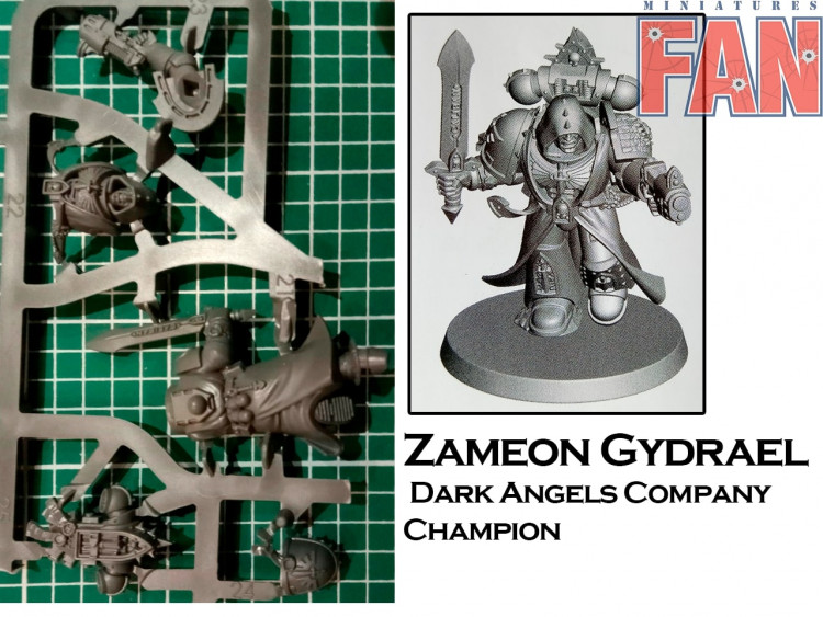 Deathwatch Overkill Zameon Gydrael, Dark Angels Company Champion