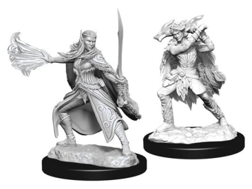 D&D Nolzur's Marvelous Miniatures: Winter Eladrin and Spring Eladrin