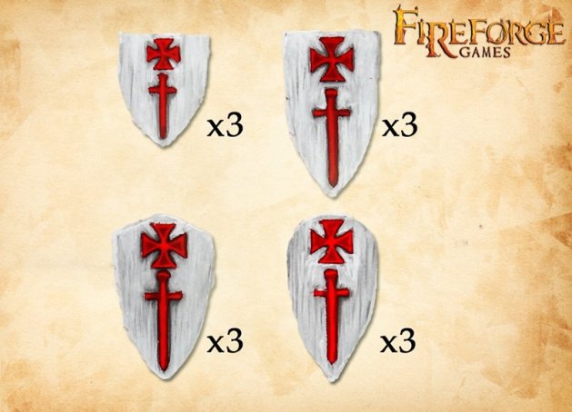 Livonian Order Shields Type 1