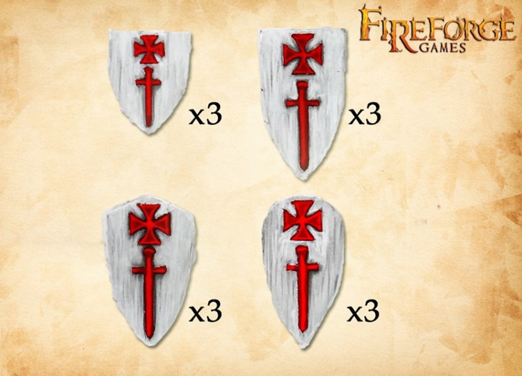 Livonian Order Shields Type 1