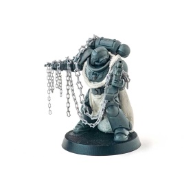 Цепь с угловатым звеном 2,5х3,7мм, толщиной 0,5мм, размер L, MiniWarPaint