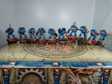 Warhammer 40k Space Marine Ultramarines Tactical Squad x10 (Pro-Painted)