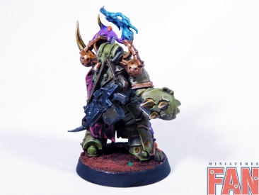 Warhammer 40k Death Guard Plague Marine Champion (Pro-Painted)