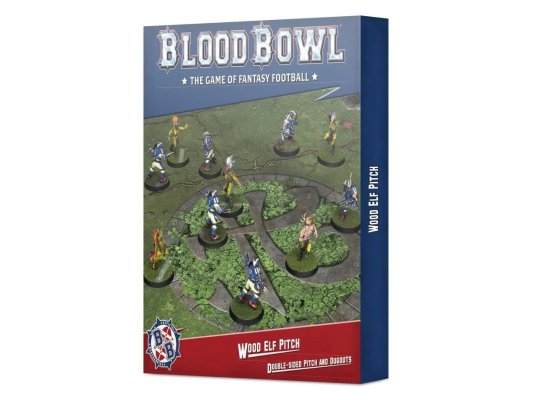 Wood Elf Pitch and Dugouts Set (Blood Bowl)