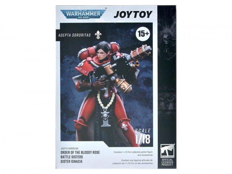 WH40K: Фигурка JOYTOY - Adepta Sororitas Battle Sisters Order of the Bloody Rose Sister Ignacia