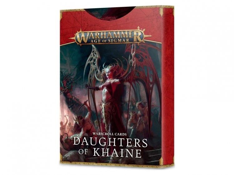 Warscroll Cards: Daughters of Khaine  (предзаказ 2022, Age of Sigmar)