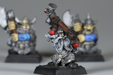Warhammer Fantasy Battles Dwarf Warriors x3 (Metal, Painted)