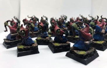 Warhammer Fantasy Battles Battle for Skull Pass Night Goblin Archers x24 (Painted)