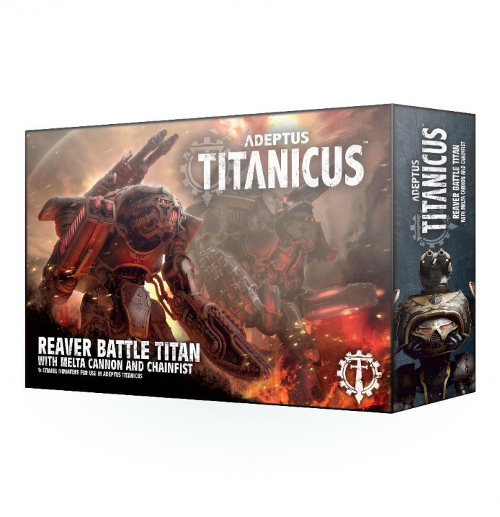 Adeptus Titanicus Reaver Battle Titan with Melta Cannon and Chainfist