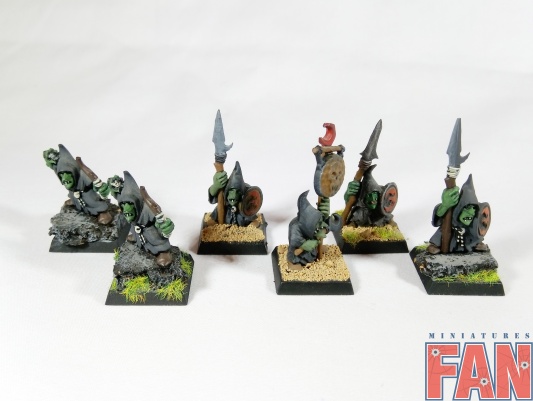 Warhammer Fantasy Battles Age of Sigmar Goblin Warband x60 (Pro-Painted)