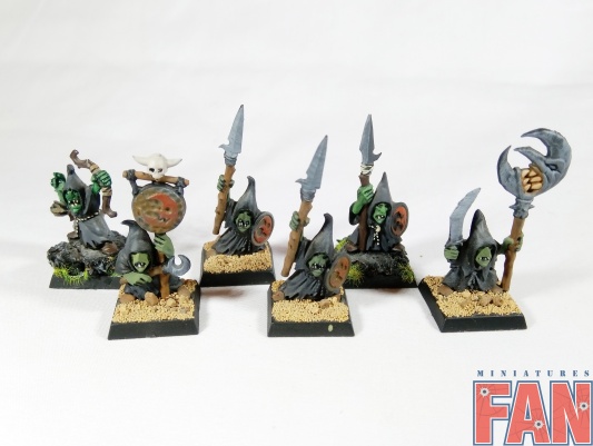 Warhammer Fantasy Battles Age of Sigmar Goblin Warband x60 (Pro-Painted)