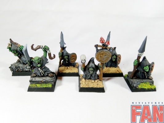 Warhammer Fantasy Battles Age of Sigmar Goblin Warband x60 (Pro-Painted)