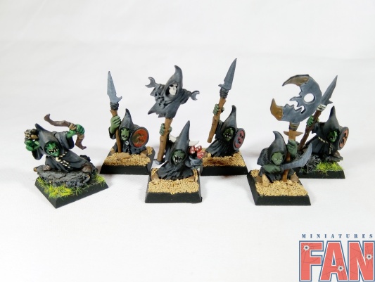 Warhammer Fantasy Battles Age of Sigmar Goblin Warband x60 (Pro-Painted)