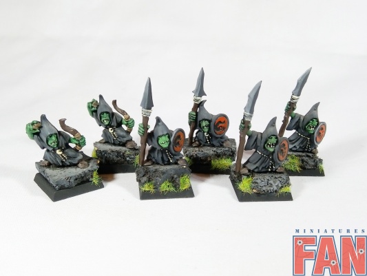 Warhammer Fantasy Battles Age of Sigmar Goblin Warband x60 (Pro-Painted)