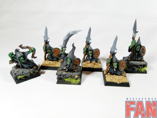 Warhammer Fantasy Battles Age of Sigmar Goblin Warband x60 (Pro-Painted)