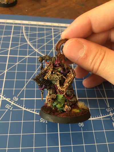 Warhammer 40k Death Guard Scribbus Wretch, the Tallyman (Pro-Painted)