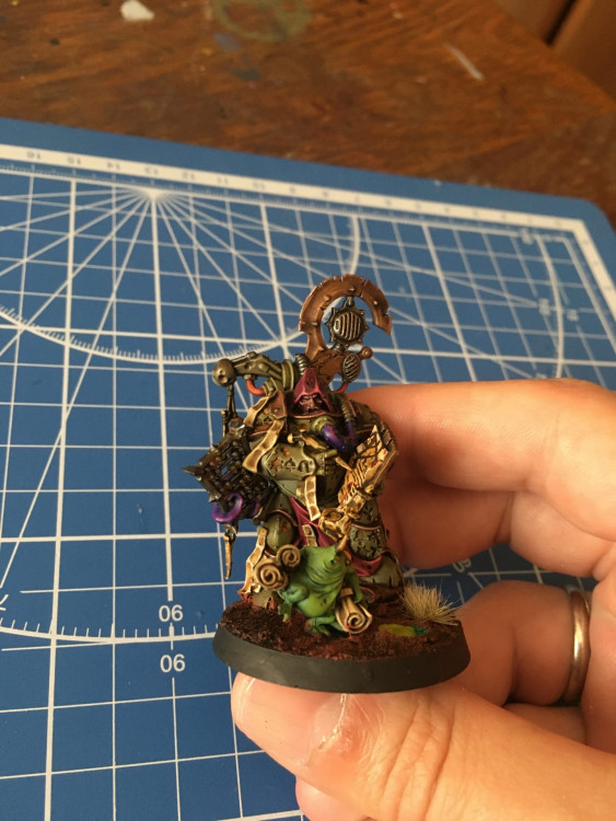 Warhammer 40k Death Guard Scribbus Wretch, the Tallyman (Pro-Painted)